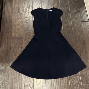 Navy, fitted swing dress. Great condition.
